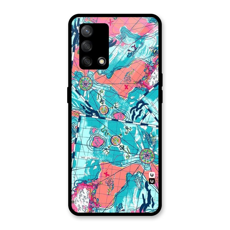 Sea Adventure Glass Back Case for Oppo F19