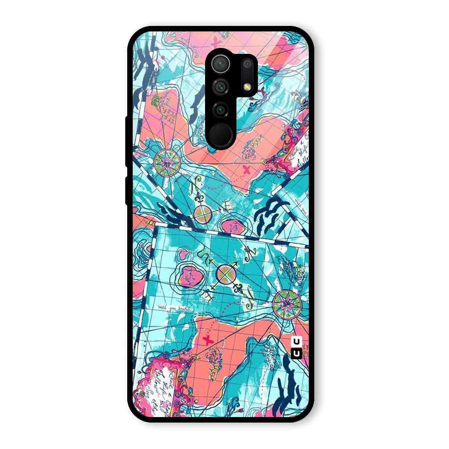 Sea Adventure Glass Back Case for Poco M2