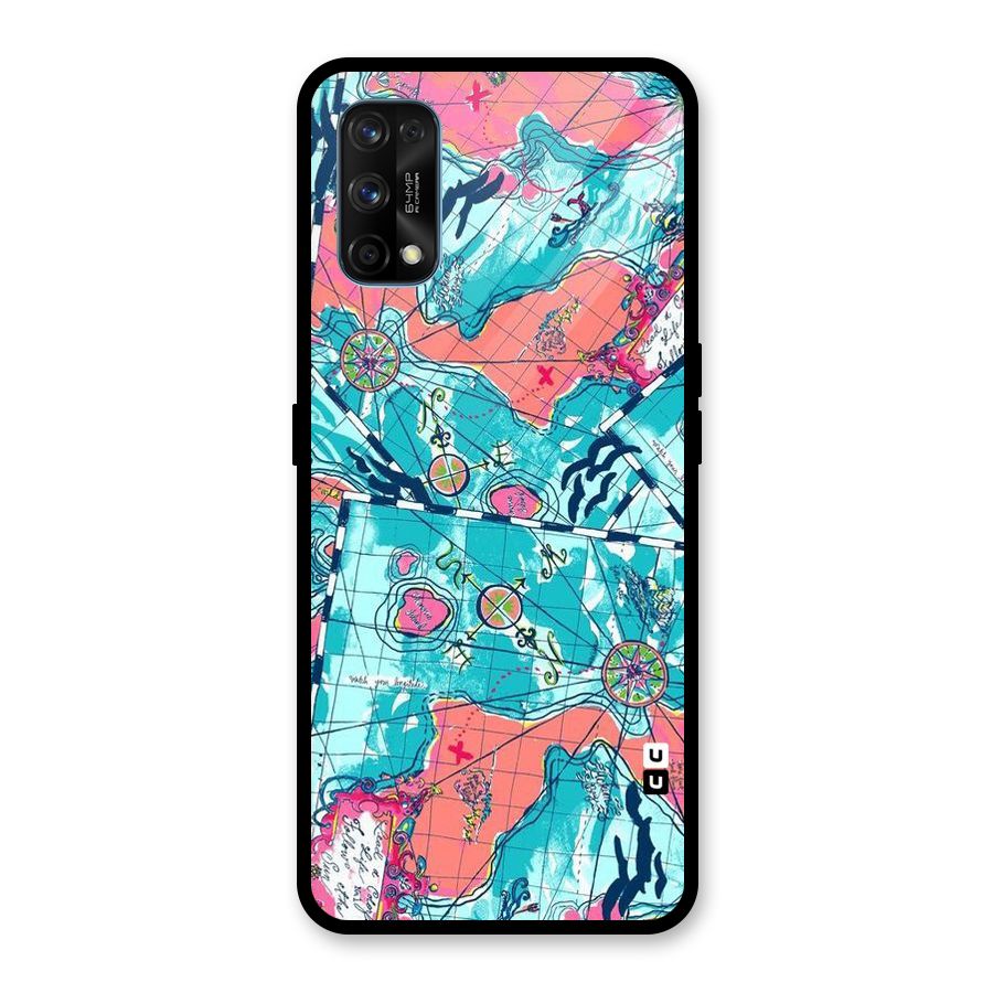 Sea Adventure Glass Back Case for Realme 7 Pro
