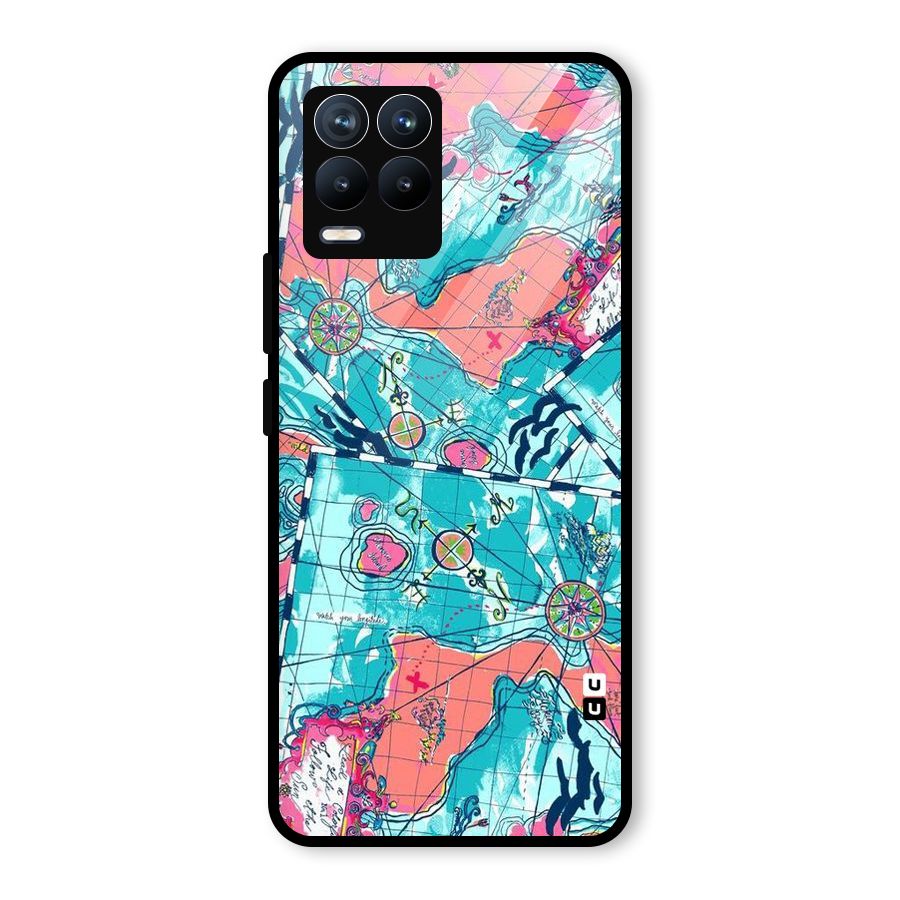Sea Adventure Glass Back Case for Realme 8 Pro