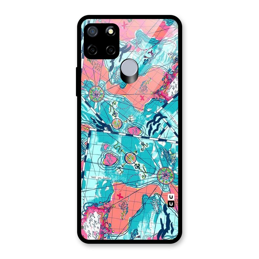 Sea Adventure Glass Back Case for Realme C12