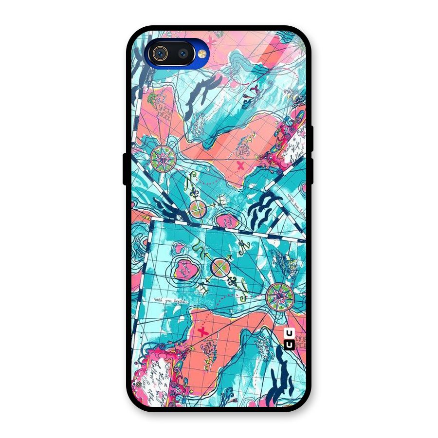 Sea Adventure Glass Back Case for Realme C2