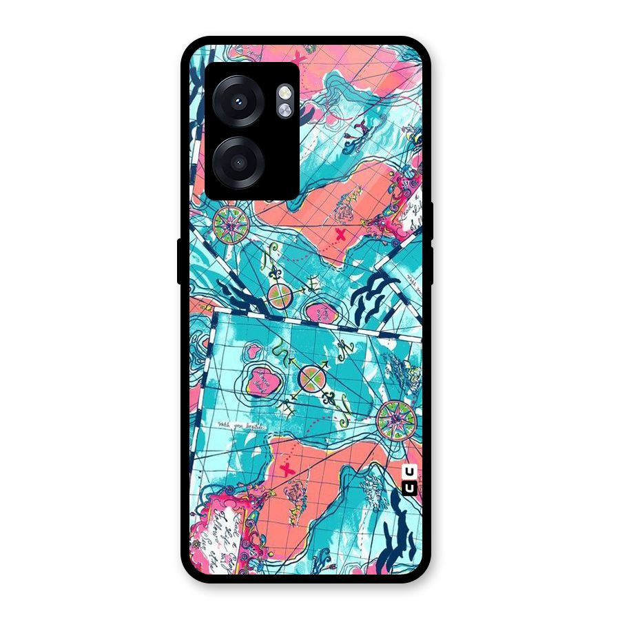 Sea Adventure Glass Back Case for Realme Narzo 50 5G