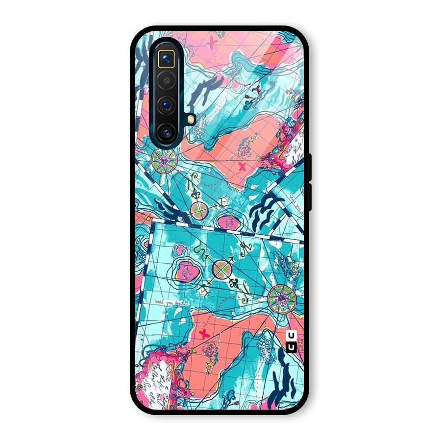 Sea Adventure Glass Back Case for Realme X3 SuperZoom