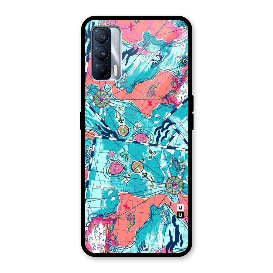 Sea Adventure Glass Back Case for Realme X7