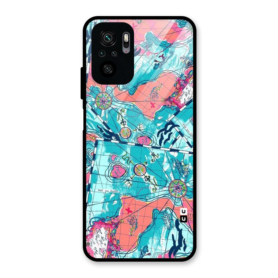 Sea Adventure Glass Back Case for Redmi Note 10S
