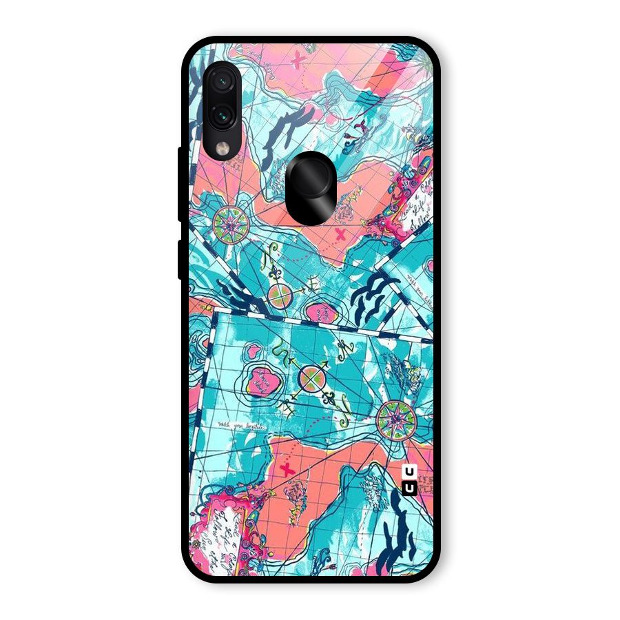 Sea Adventure Glass Back Case for Redmi Note 7S