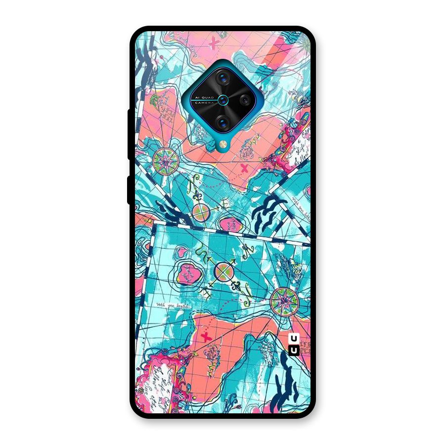 Sea Adventure Glass Back Case for Vivo S1 Pro