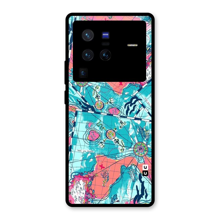 Sea Adventure Glass Back Case for Vivo X80 Pro