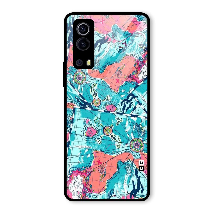 Sea Adventure Glass Back Case for Vivo iQOO Z3
