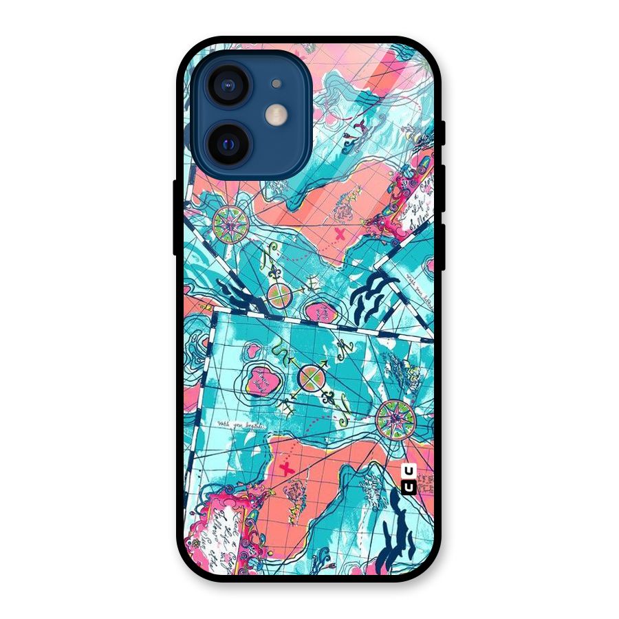 Sea Adventure Glass Back Case for iPhone 12 Mini