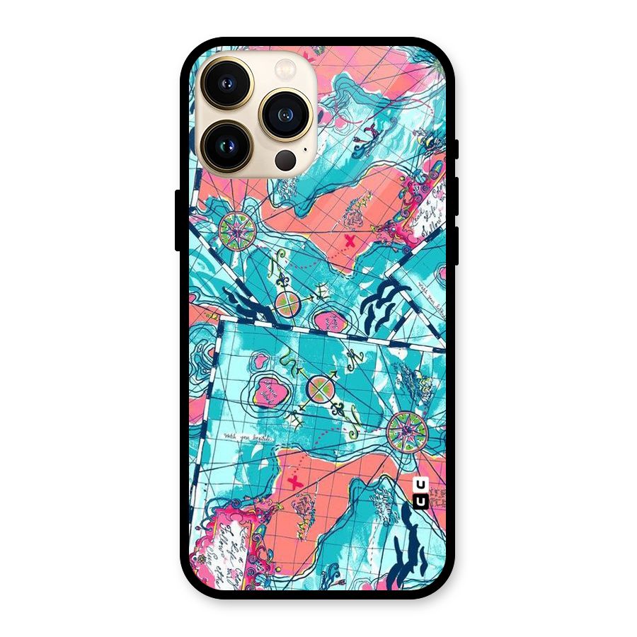Sea Adventure Glass Back Case for iPhone 13 Pro Max