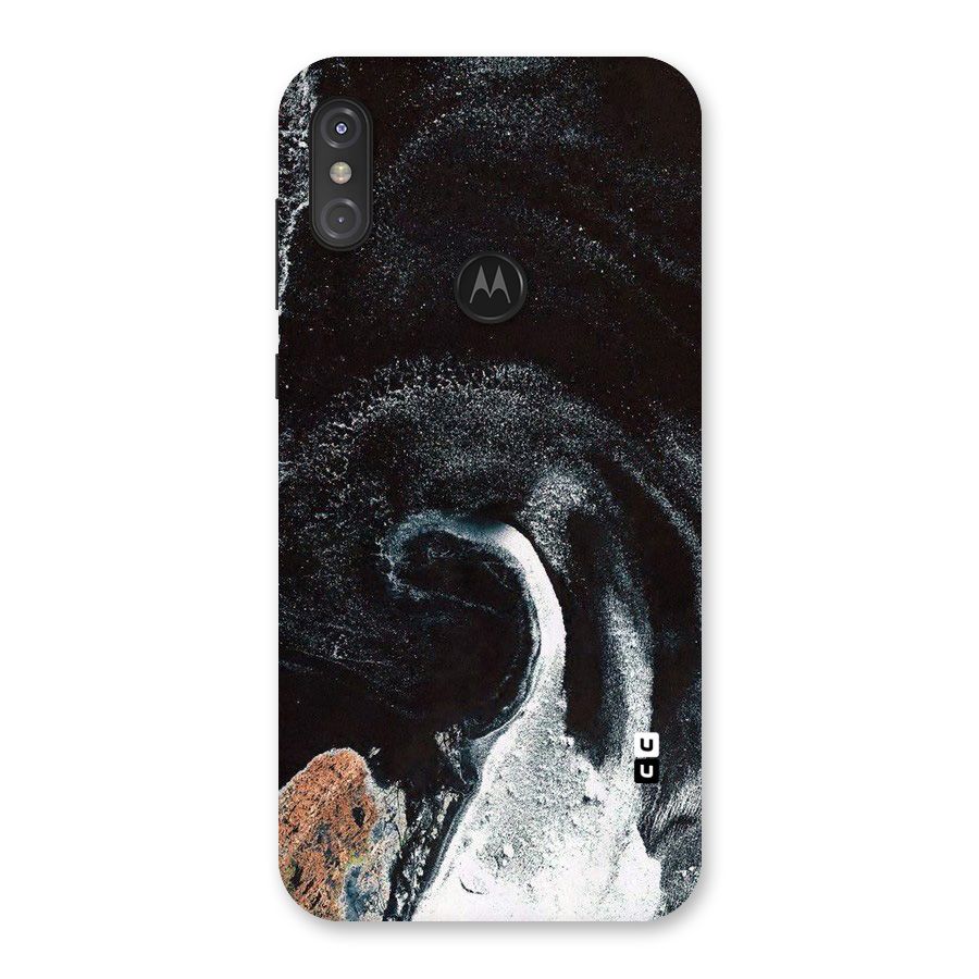 Sea Ice Space Art Back Case for Motorola One Power