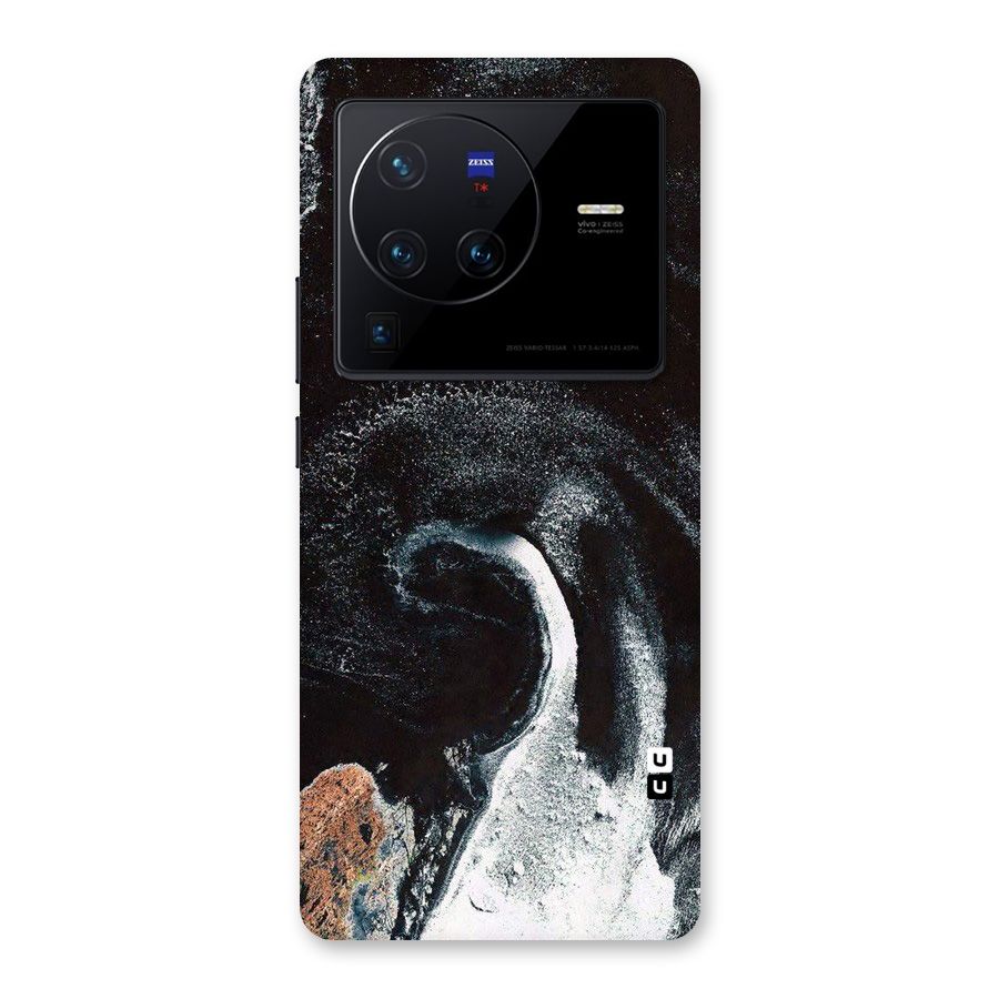 Sea Ice Space Art Back Case for Vivo X80 Pro