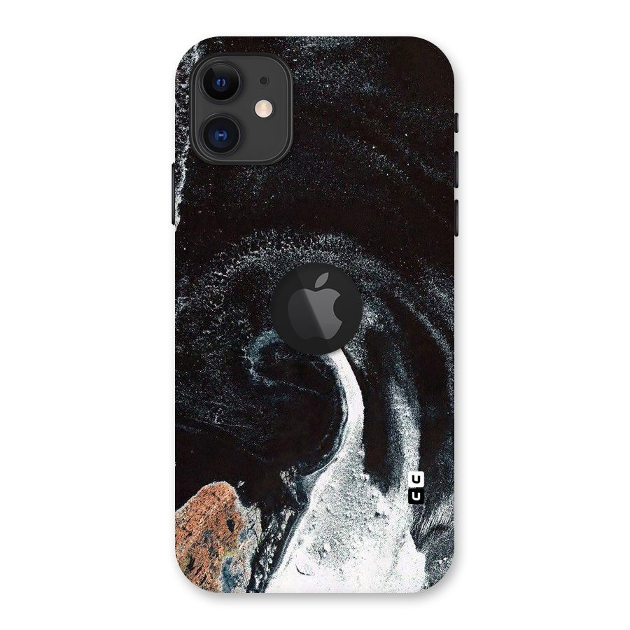 Sea Ice Space Art Back Case for iPhone 11 Logo Cut