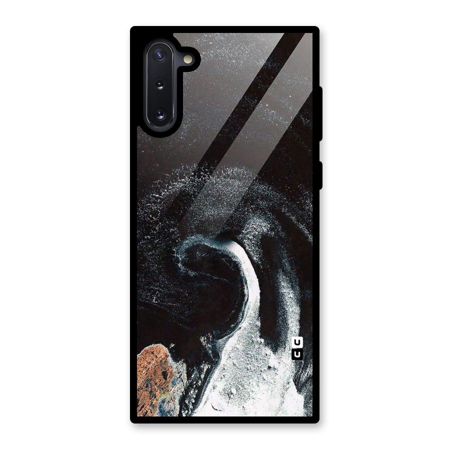 Sea Ice Space Art Glass Back Case for Galaxy Note 10