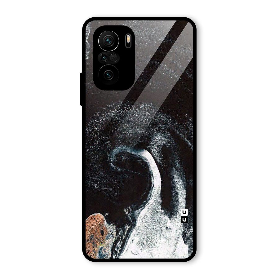 Sea Ice Space Art Glass Back Case for Mi 11X Pro