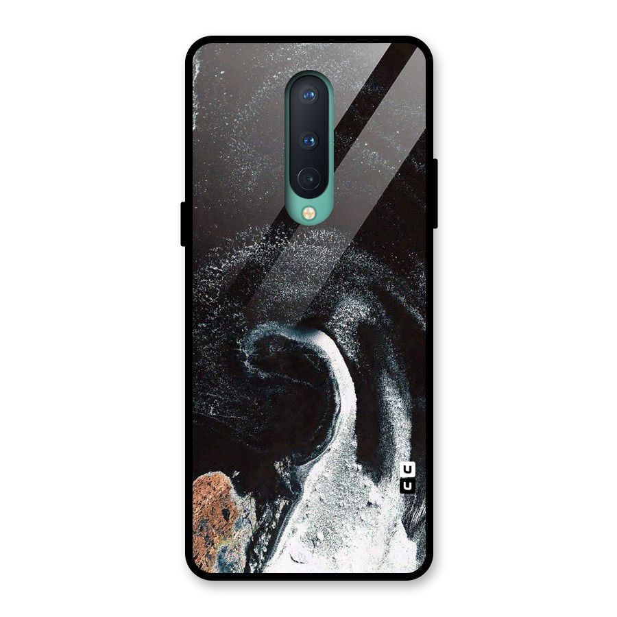Sea Ice Space Art Glass Back Case for OnePlus 8