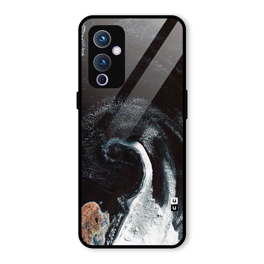 Sea Ice Space Art Glass Back Case for OnePlus 9