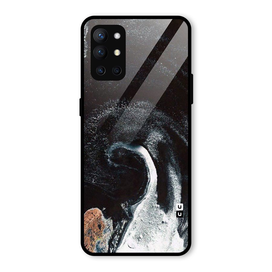 Sea Ice Space Art Glass Back Case for OnePlus 9R