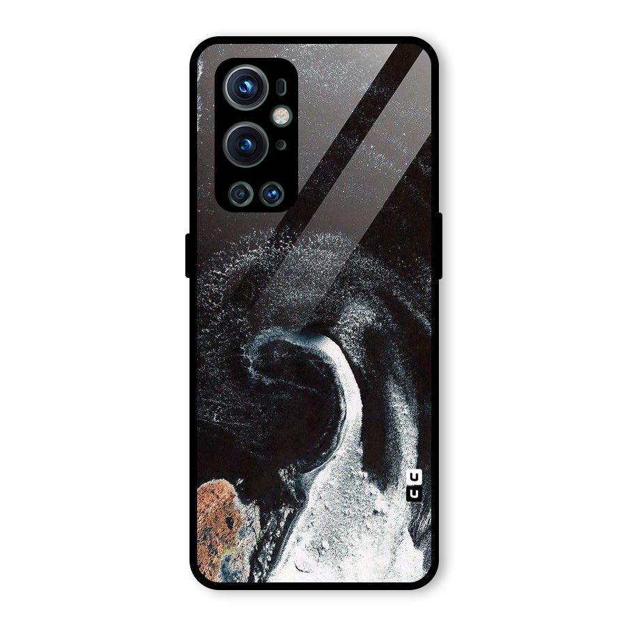 Sea Ice Space Art Glass Back Case for OnePlus 9 Pro