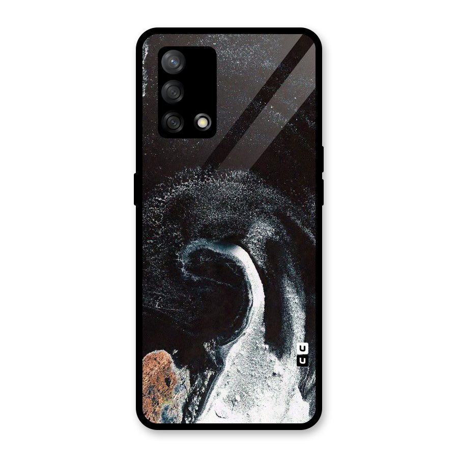 Sea Ice Space Art Glass Back Case for Oppo F19