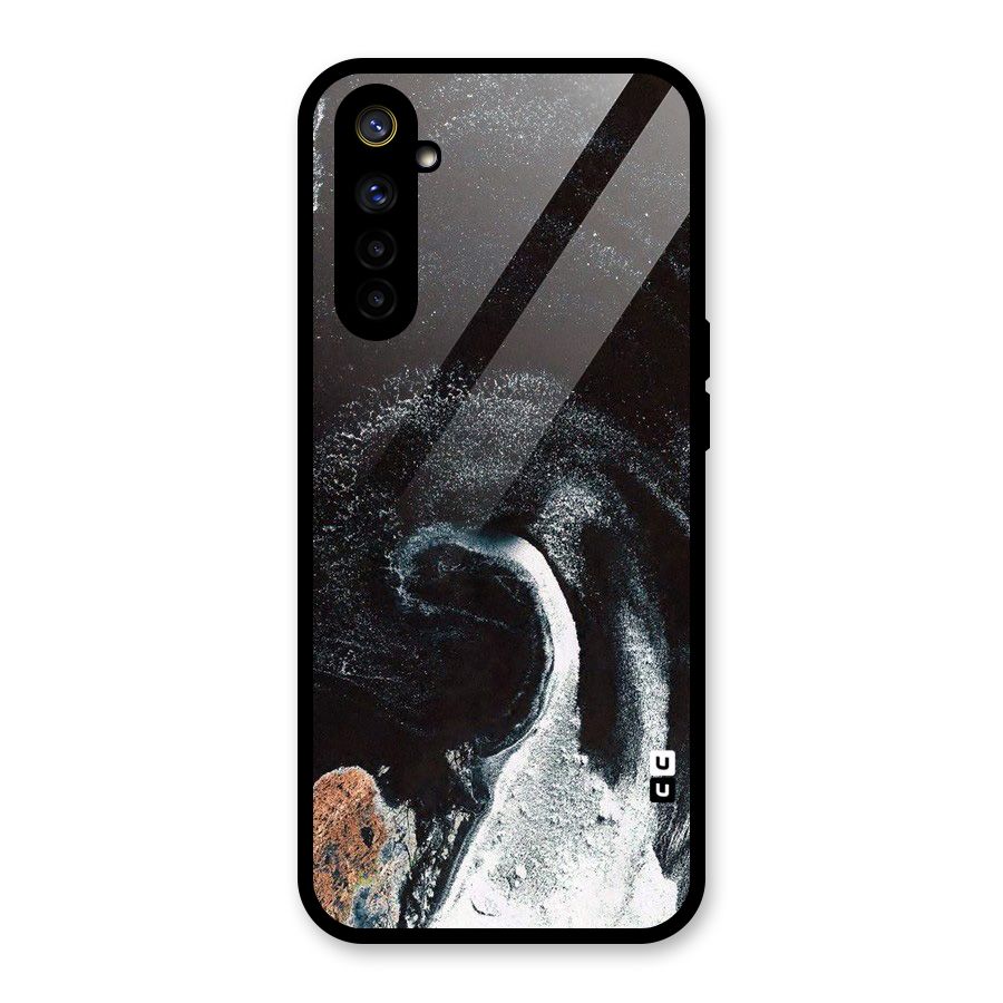 Sea Ice Space Art Glass Back Case for Realme 6