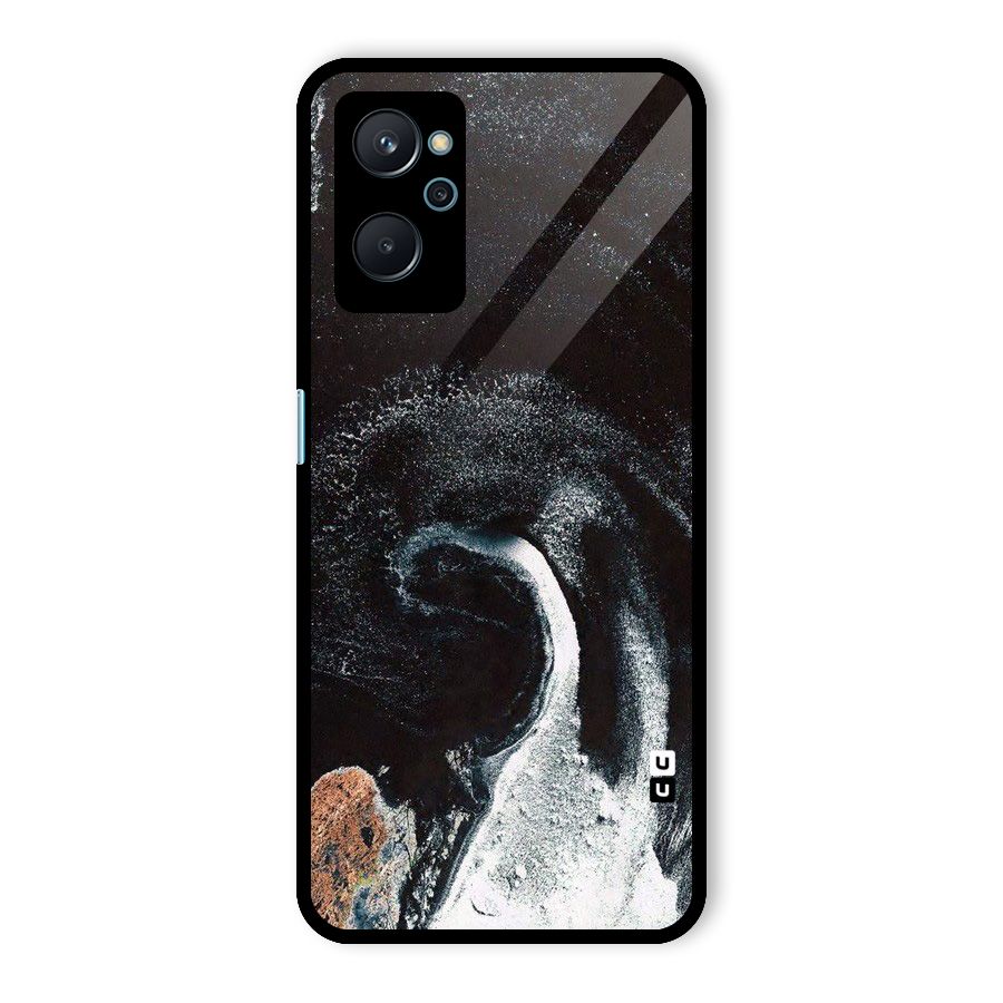 Sea Ice Space Art Glass Back Case for Realme 9i