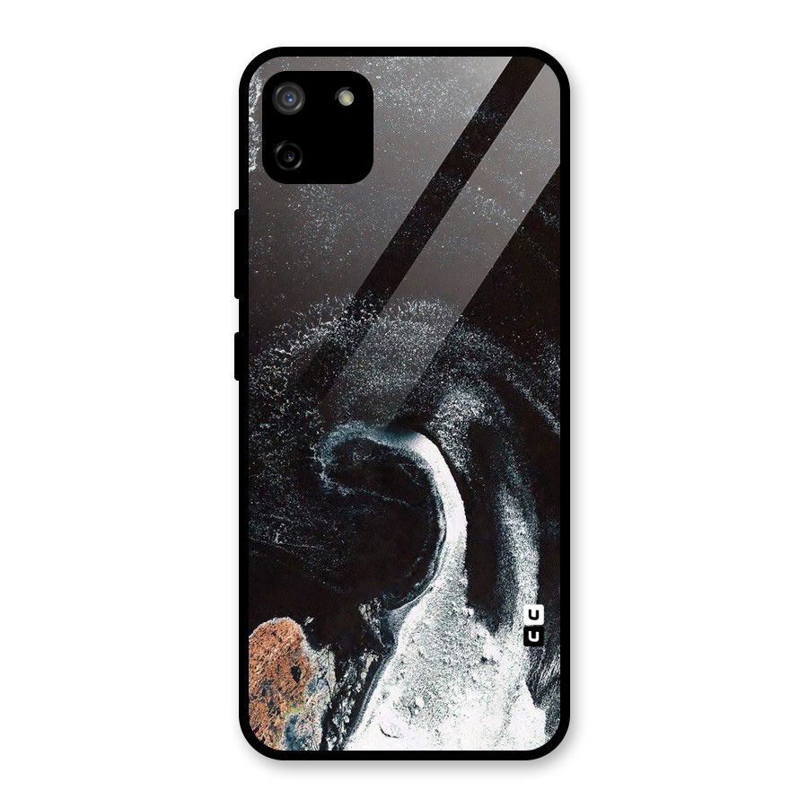Sea Ice Space Art Glass Back Case for Realme C11