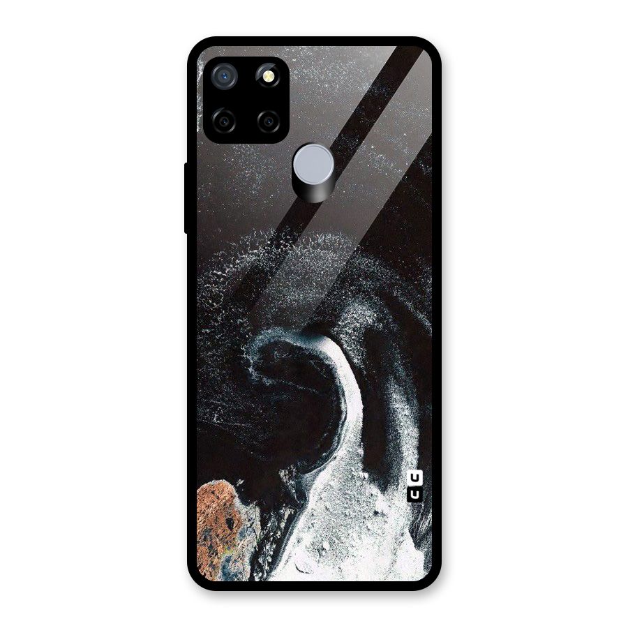 Sea Ice Space Art Glass Back Case for Realme Narzo 20