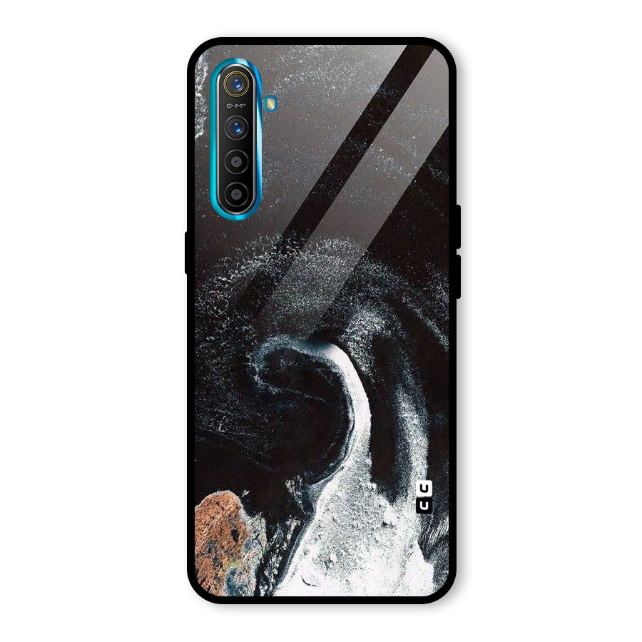 Sea Ice Space Art Glass Back Case for Realme XT