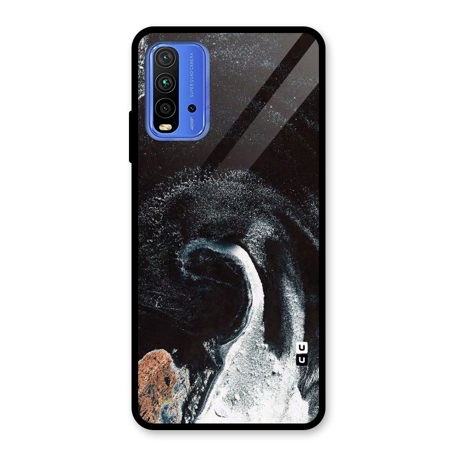 Sea Ice Space Art Glass Back Case for Redmi 9 Power