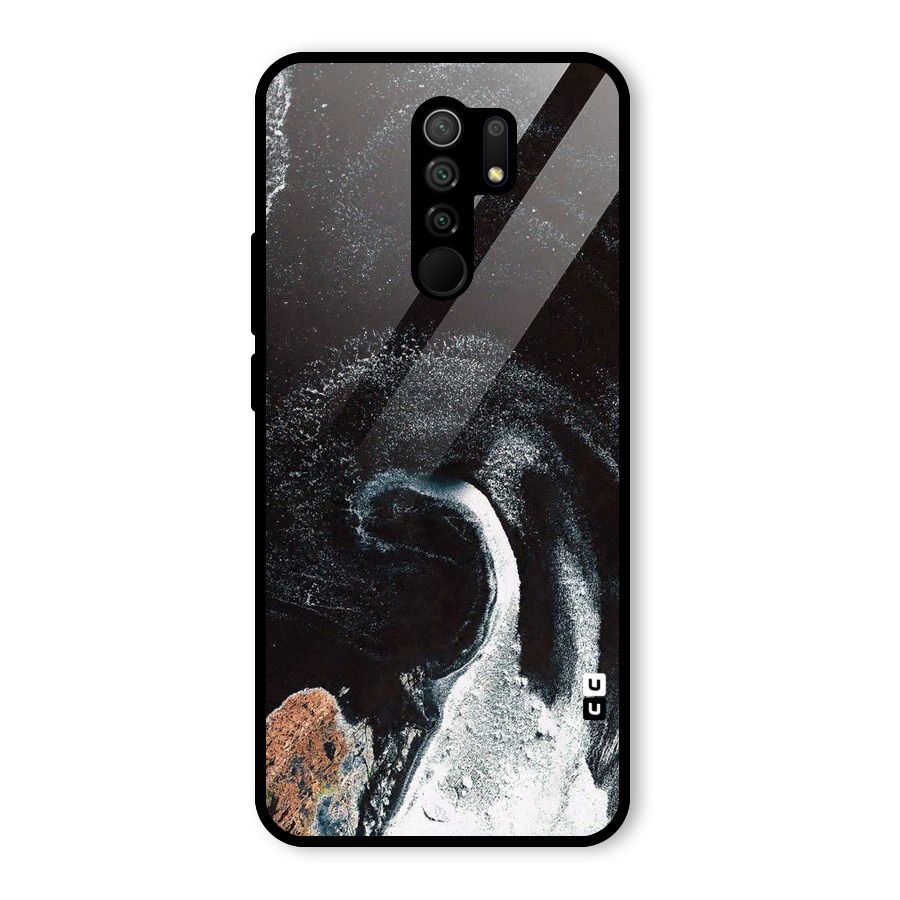 Sea Ice Space Art Glass Back Case for Redmi 9 Prime