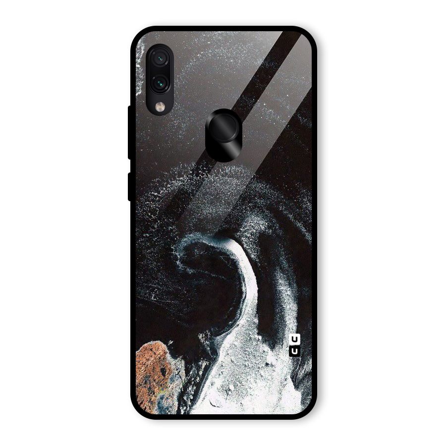 Sea Ice Space Art Glass Back Case for Redmi Note 7