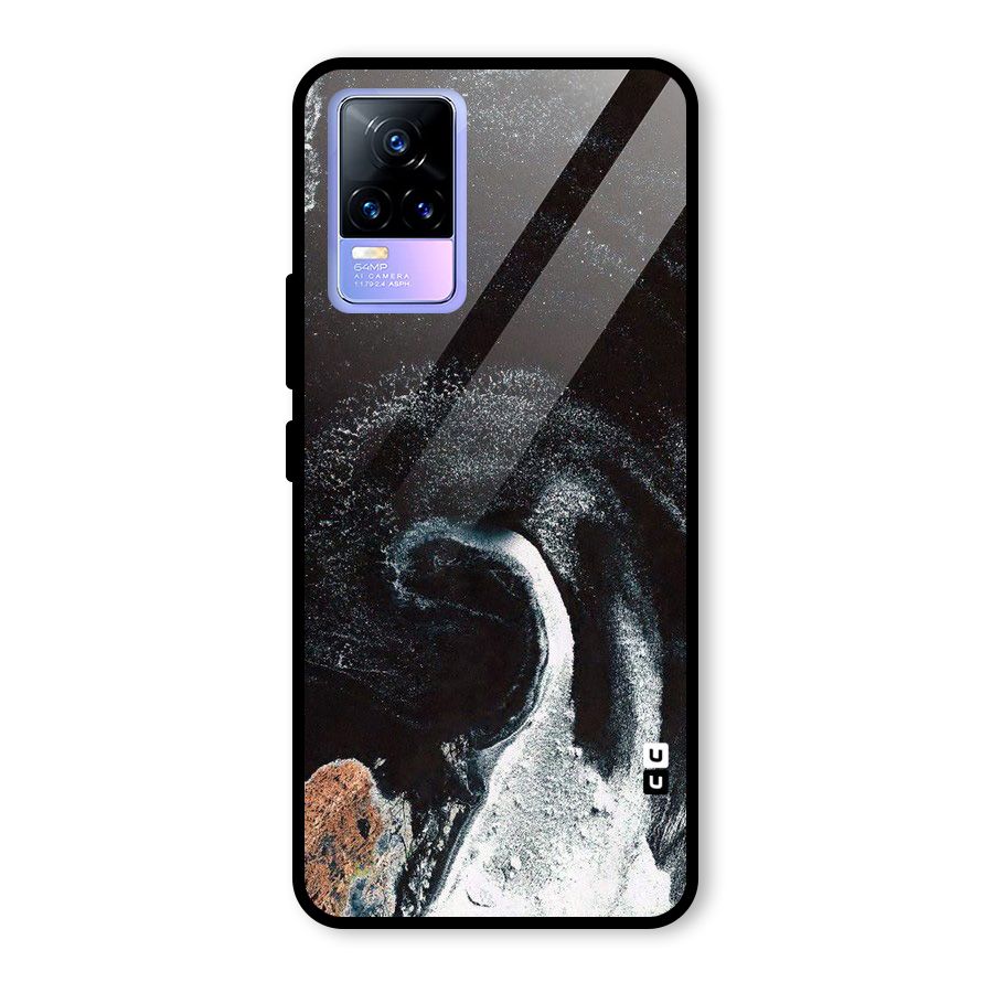 Sea Ice Space Art Glass Back Case for Vivo Y73