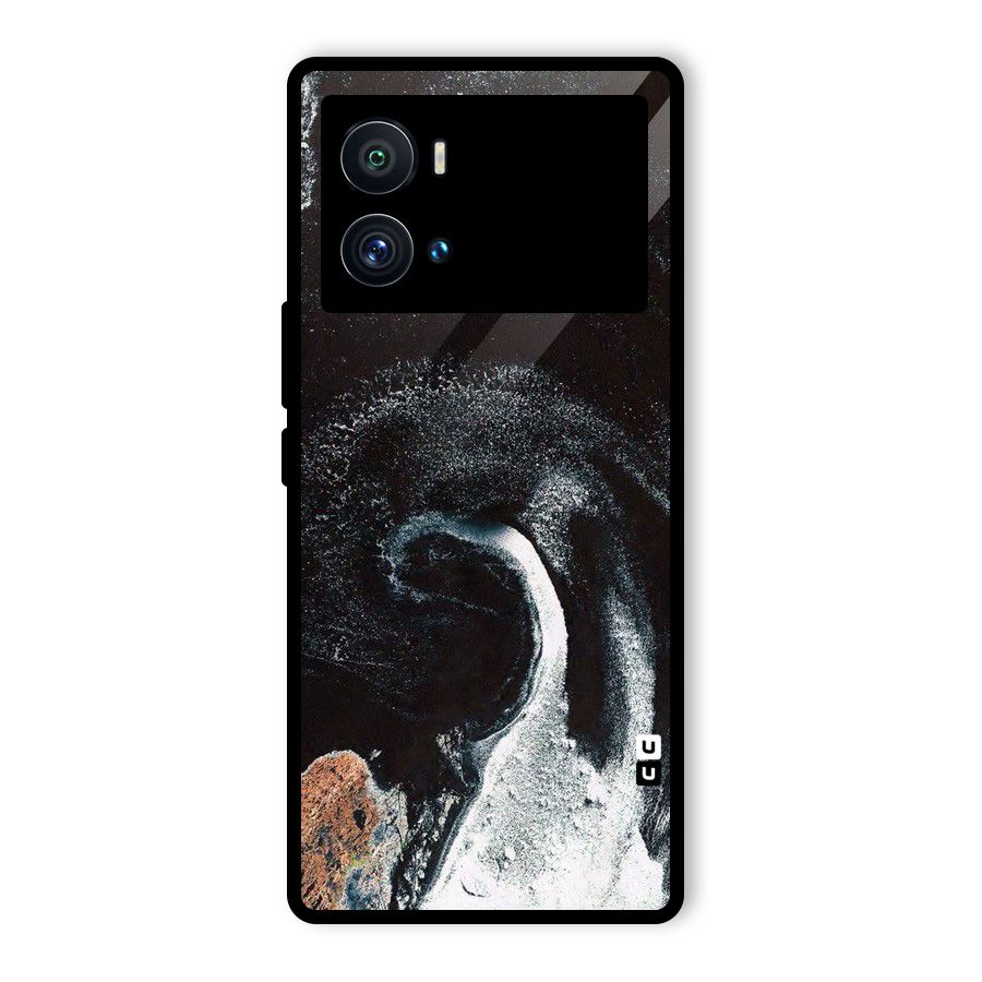 Sea Ice Space Art Glass Back Case for Vivo iQOO 9 Pro