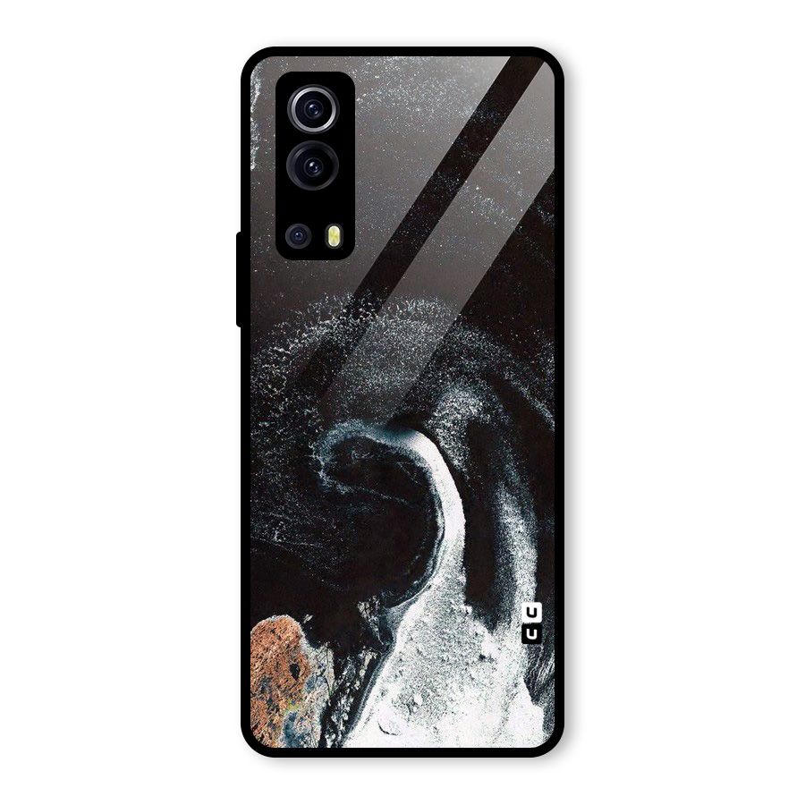 Sea Ice Space Art Glass Back Case for Vivo iQOO Z3