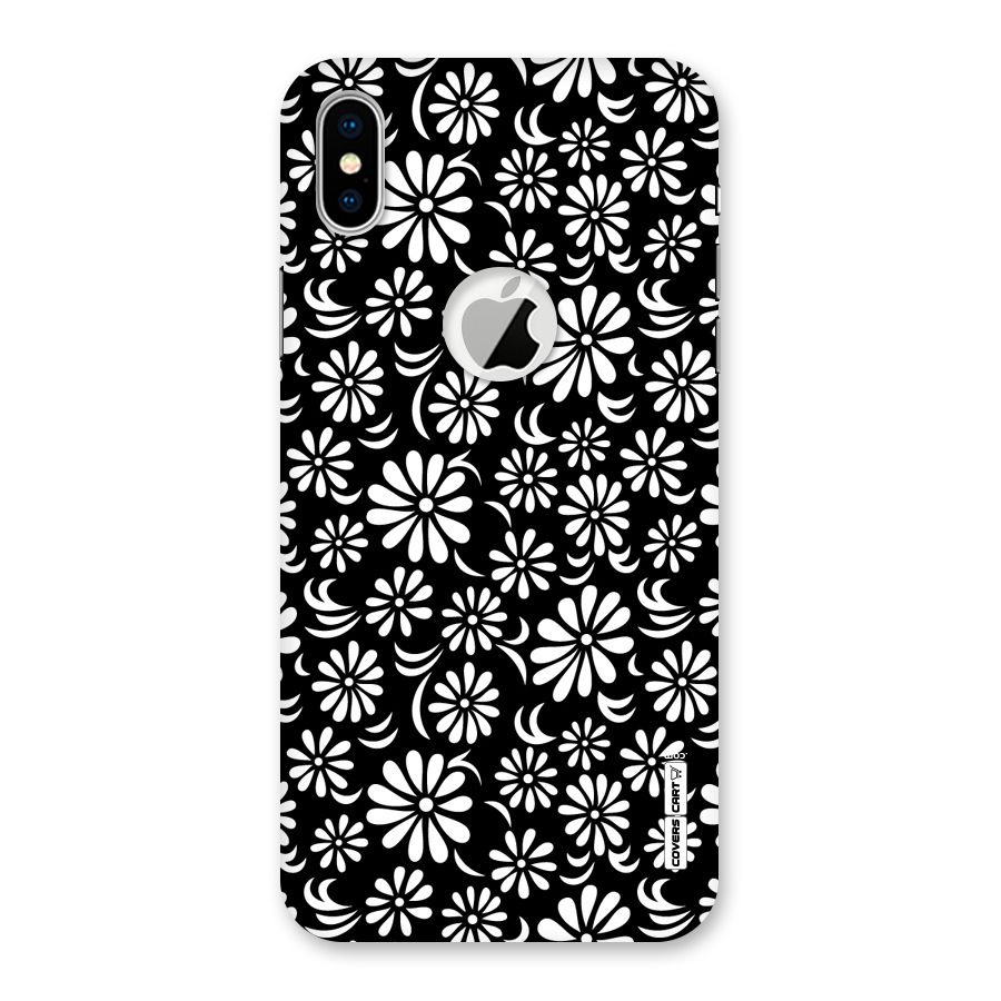 Sea Shell Abstract Art Back Case for iPhone X Logo Cut