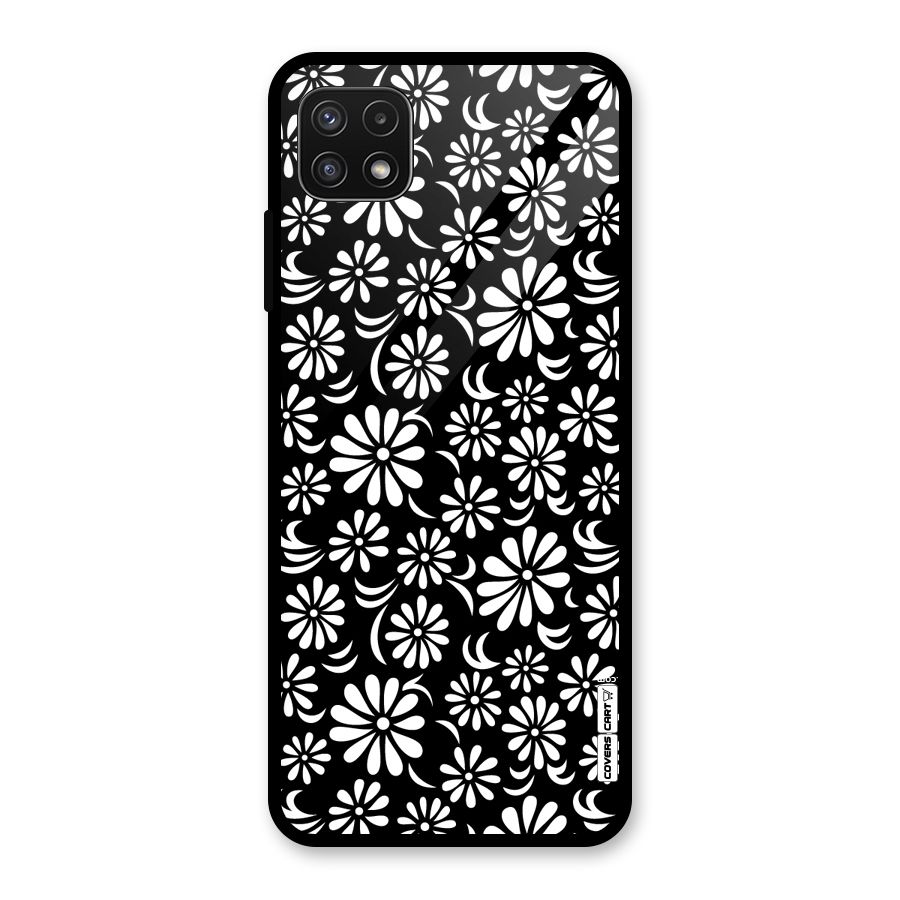 Sea Shell Abstract Art Glass Back Case for Galaxy A22 5G