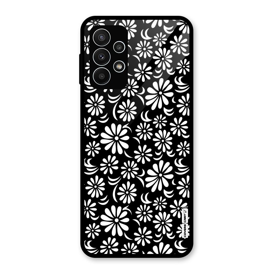 Sea Shell Abstract Art Glass Back Case for Galaxy A23