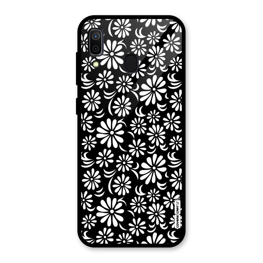 Sea Shell Abstract Art Glass Back Case for Galaxy A30