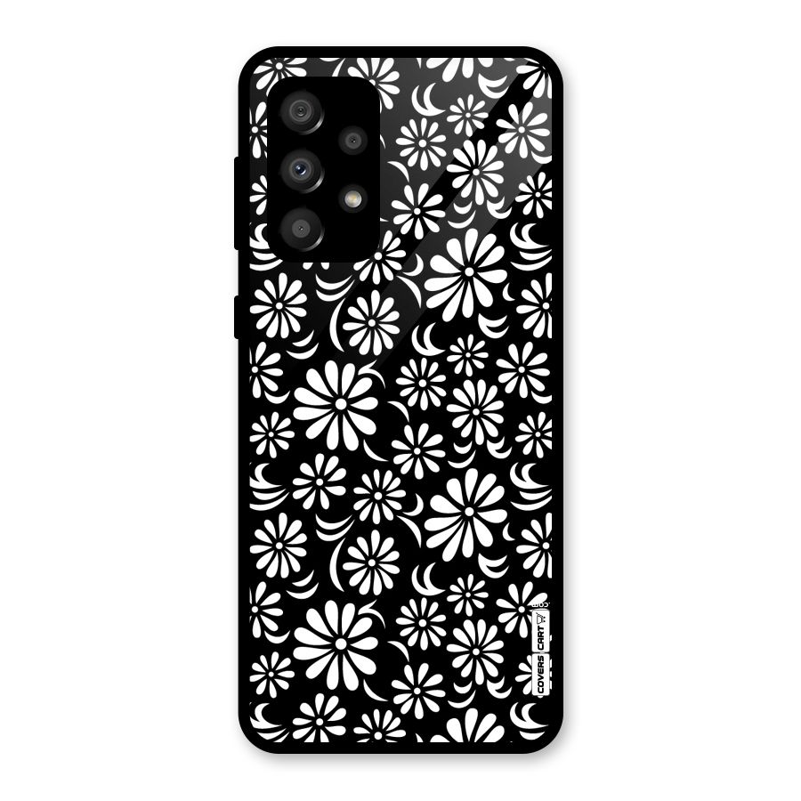 Sea Shell Abstract Art Glass Back Case for Galaxy A32