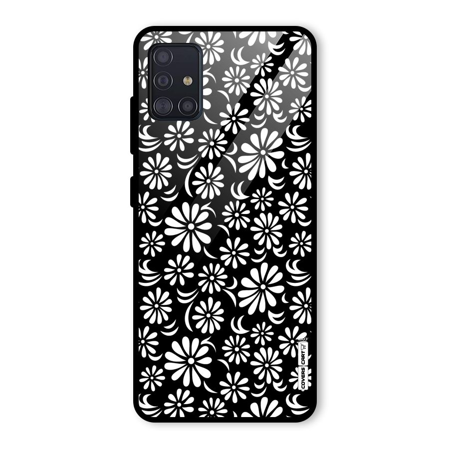 Sea Shell Abstract Art Glass Back Case for Galaxy A51