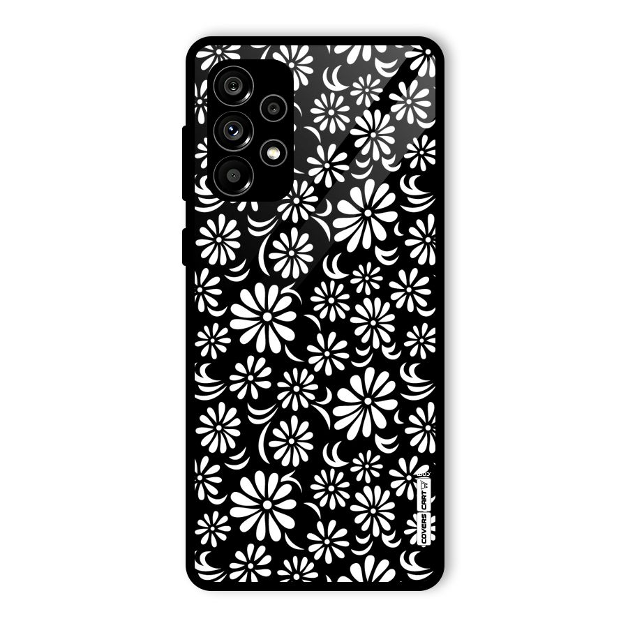 Sea Shell Abstract Art Glass Back Case for Galaxy A73 5G