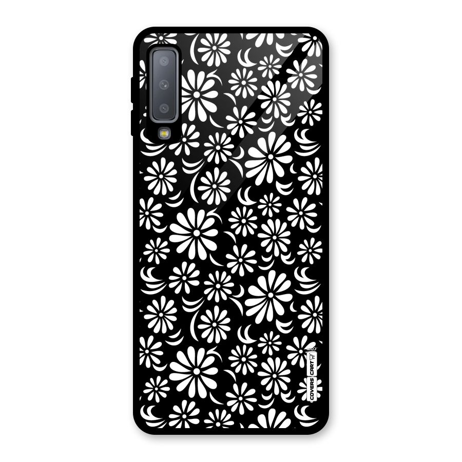 Sea Shell Abstract Art Glass Back Case for Galaxy A7 (2018)