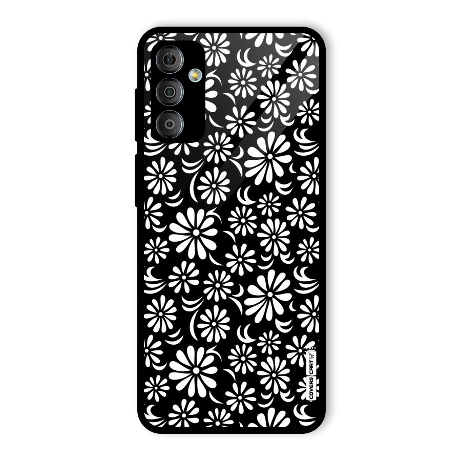 Sea Shell Abstract Art Glass Back Case for Galaxy F23