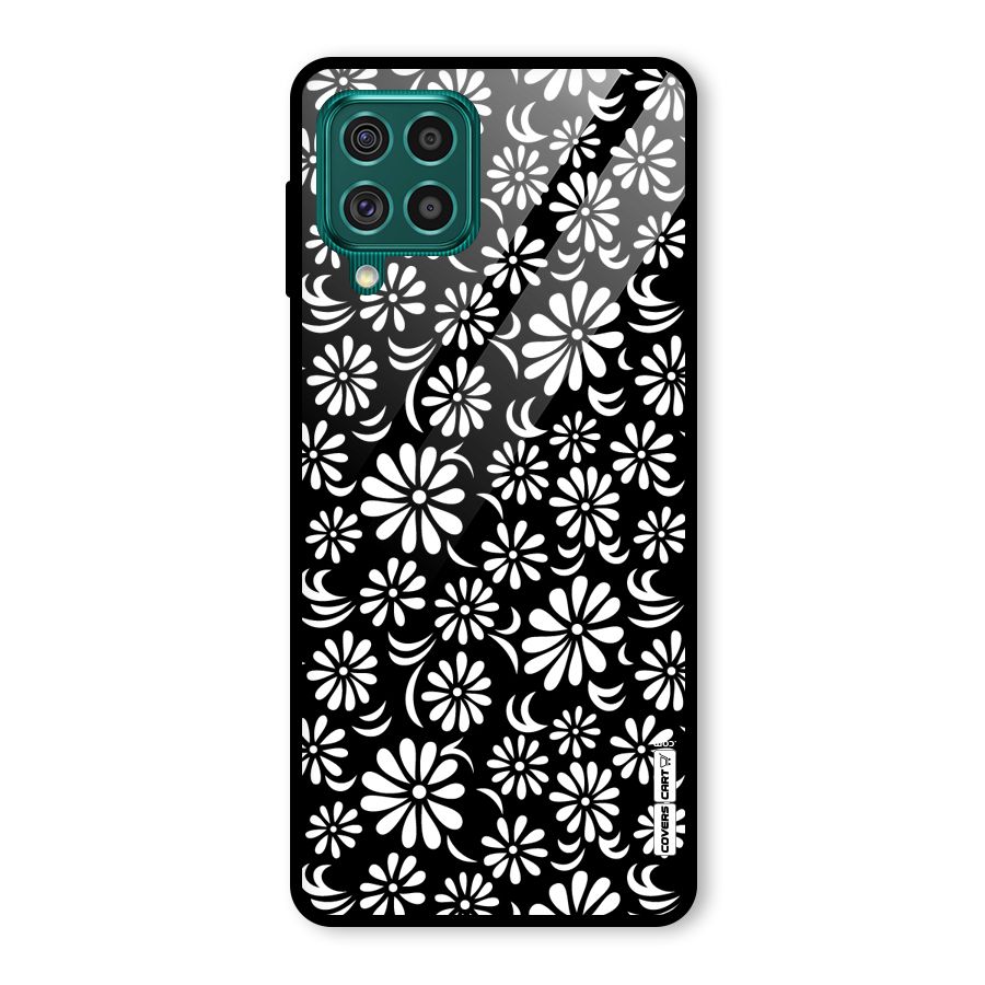 Sea Shell Abstract Art Glass Back Case for Galaxy F62