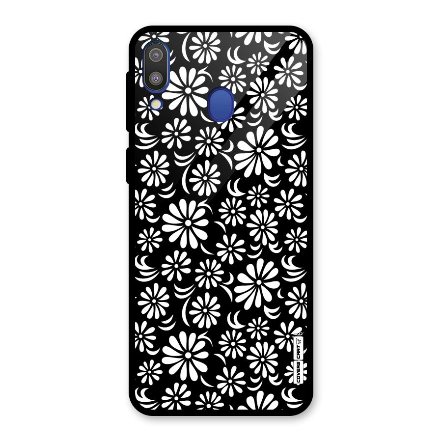 Sea Shell Abstract Art Glass Back Case for Galaxy M20