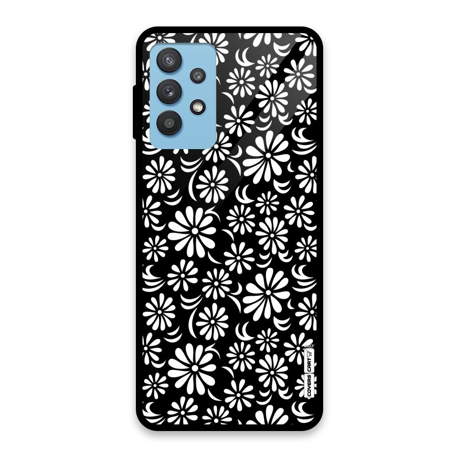 Sea Shell Abstract Art Glass Back Case for Galaxy M32 5G