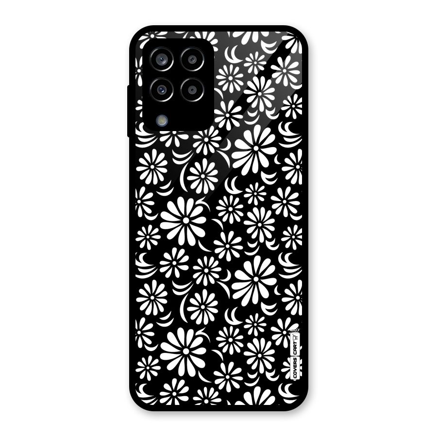 Sea Shell Abstract Art Glass Back Case for Galaxy M33